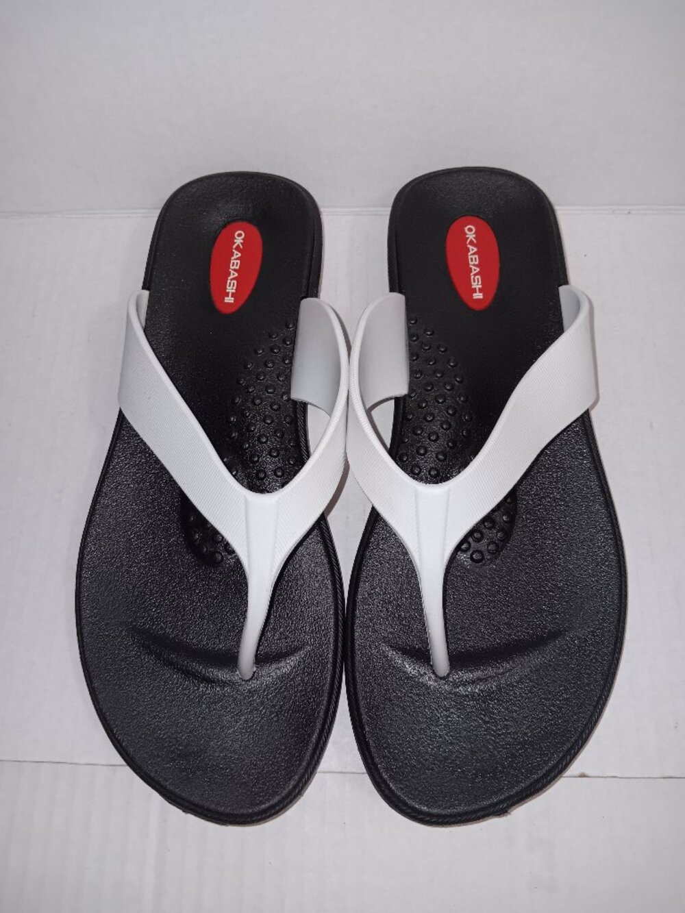 OKABASHI RUBBER THONG FLIP FLOP SWIM BEACH SANDALS